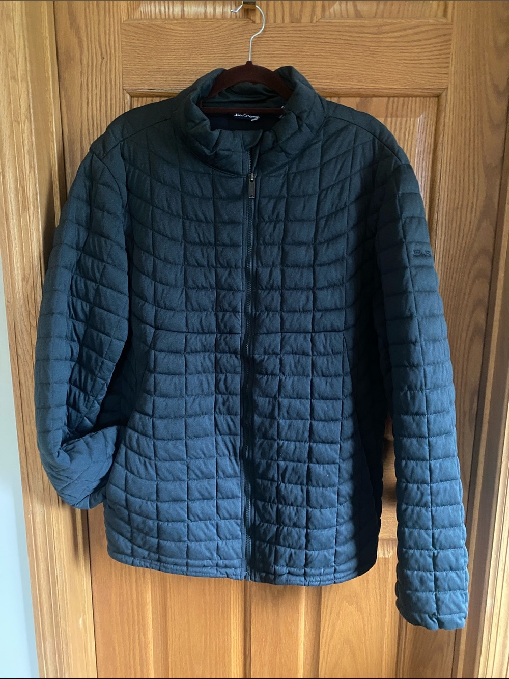 Ben Sherman Dark Gray Quilted Puffer Jacket